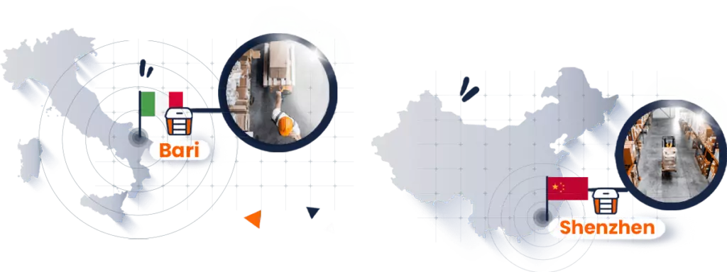 mappa magazzini logistica 3pl